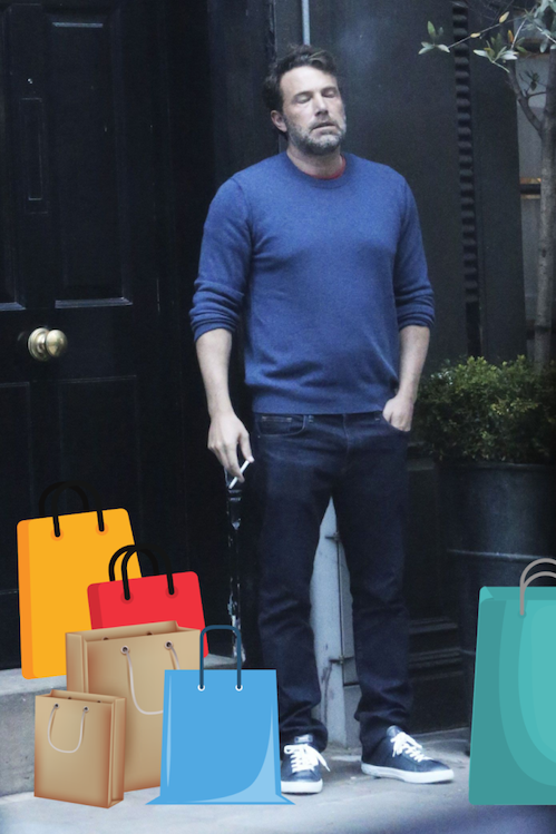 Ben Affleck exhausted after Christmas shopping